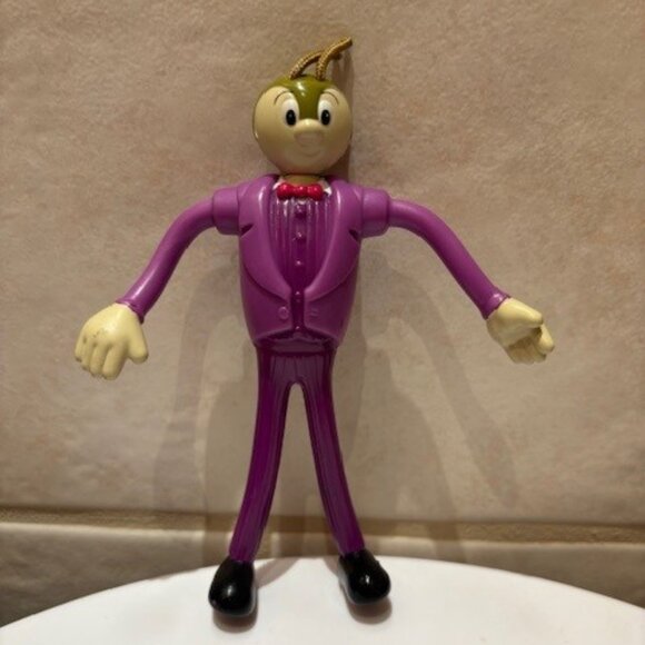 Jiminy Cricket Pinocchio McDonalds Posable Figurine Vintage 2002 Miramax Films - Picture 1 of 7